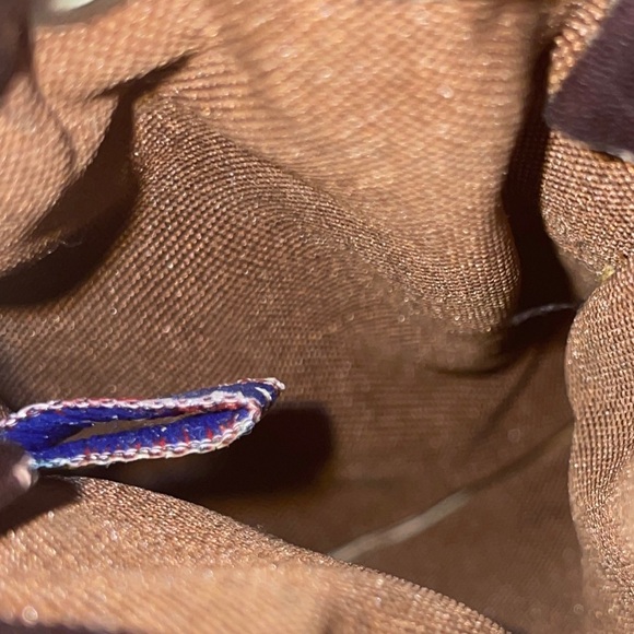 Leather Mini Coin Orr Credit Card  Bag  Made In Colombia - Picture 3 of 6